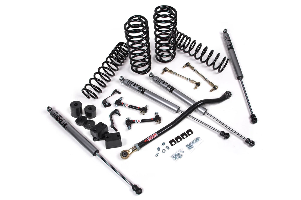 JKS Jeep JL 4 Door 3.5 Inch J-Venture Suspension System Fox Adventure Series Shocks