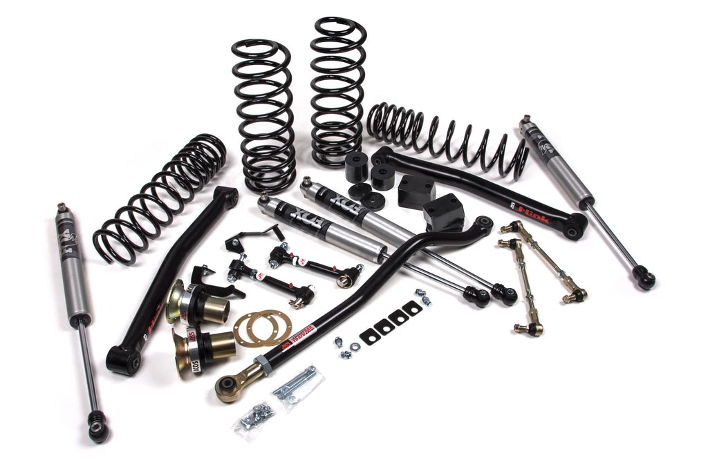 JKS Jeep JL 4 Door 3.5 Inch J-Lander Lift Kit with Fox Adventure Series Shocks