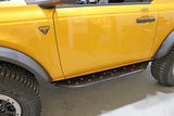 ROCK HARD 4X4™ FORD BRONCO 2DR PATRIOT SERIES TUBE SLIDER ROCKER GUARDS - FLAT STEP FOR BRONCO 2DR 2021 - CURRENT
