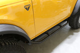 ROCK HARD 4X4™ FORD BRONCO 2DR PATRIOT SERIES TUBE SLIDER ROCKER GUARDS - ANGLED DOWN FOR BRONCO 2DR 2021 - CURRENT