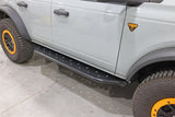 ROCK HARD 4X4™ FORD BRONCO 4DR PATRIOT SERIES TUBE SLIDER ROCKER GUARDS - FLAT STEP FOR BRONCO 4DR 2021 - CURRENT