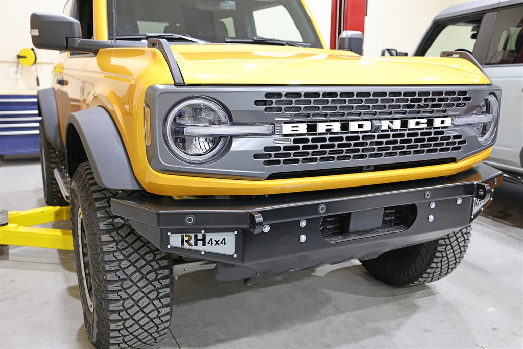 ROCK HARD 4X4™ FORD BRONCO PATRIOT SERIES FULL WIDTH STEEL FRONT BUMPER - BRONCO 2021 - CURRENT