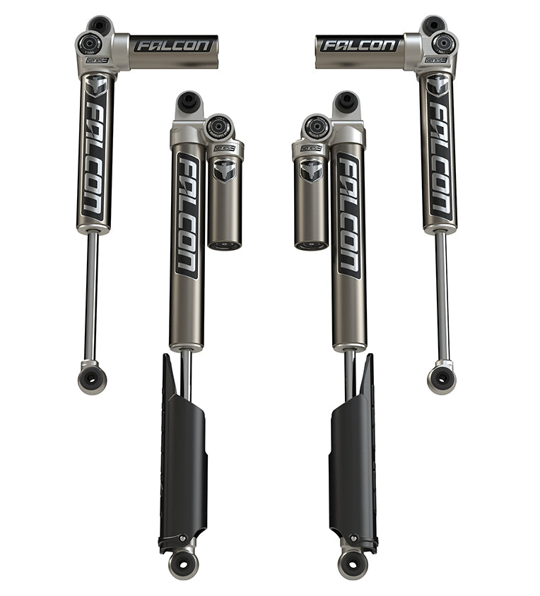 TeraFlex Jeep JLU / JL Falcon Series 3.1 Piggyback Shocks (2-4.5” Lift) - All 4