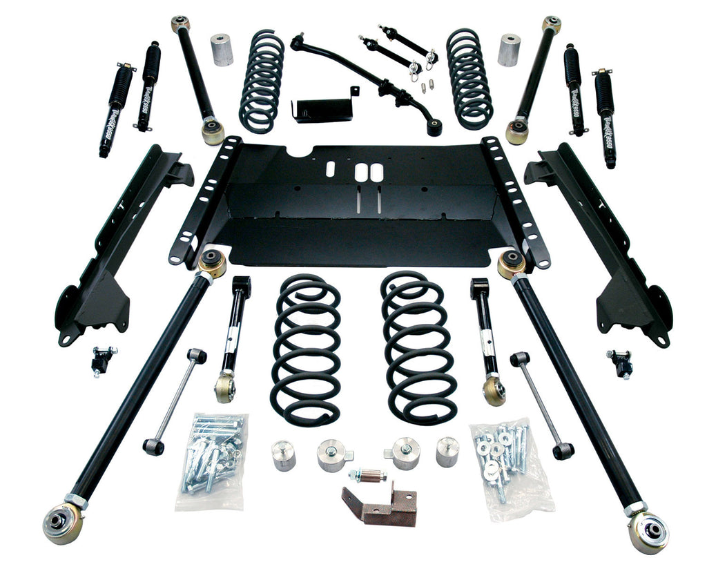 TeraFlex Jeep TJ 3” Enduro LCG Long Flexarm Suspension System w/ 9550 Shocks