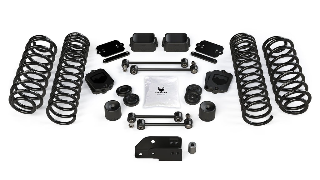 TeraFlex Jeep JLU / JL 2.5” Coil Spring Base Lift Kit - No Shocks or Shock Extensions