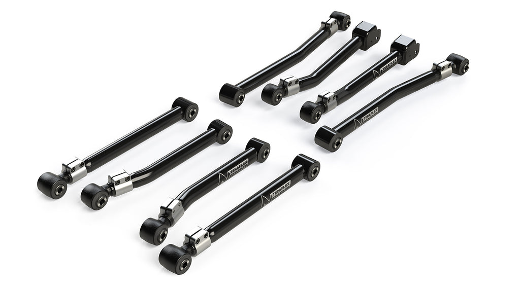 TeraFlex Jeep JL/JLU: Alpine Control Arm Kit - 8-Arm Adjustable (0-4.5” Lift)