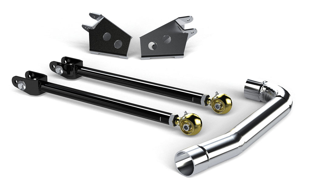 TeraFlex Jeep TJ/LJ: Pro LCG Long Control Arm & Bracket Kit - Front Upper Adjust (3-5” Lift)