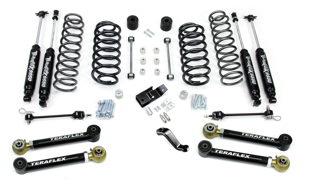 TeraFlex Jeep TJ/LJ 4” Suspension System w/ 4 Flexarms & 9550 Shocks
