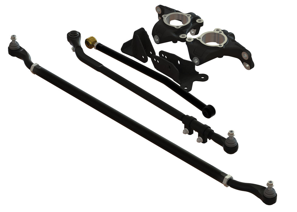 TeraFlex Jeep JK Complete High Steer System w/ HD Tie Rod & Drag Link Flip