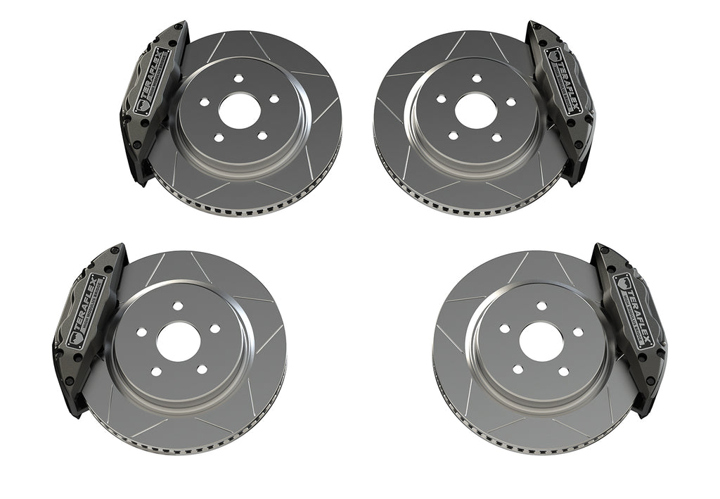 TeraFlex Jeep JL/JLU--JK/JKU: Delta Brake Kit - Front & Rear - 5x5” Bolt Pattern