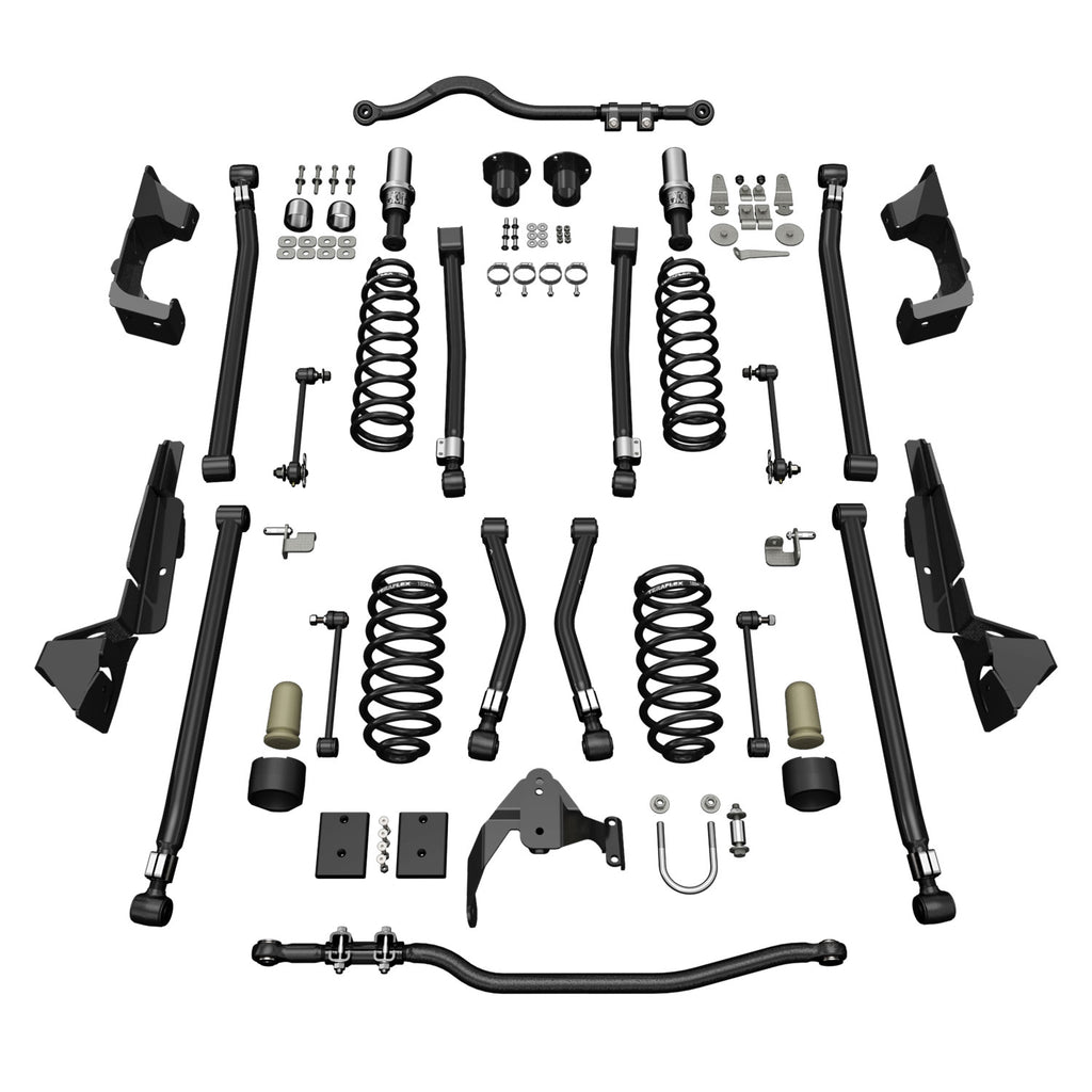 TeraFlex Jeep JKU 4-Door Alpine CT4 Suspension System (4” Lift)