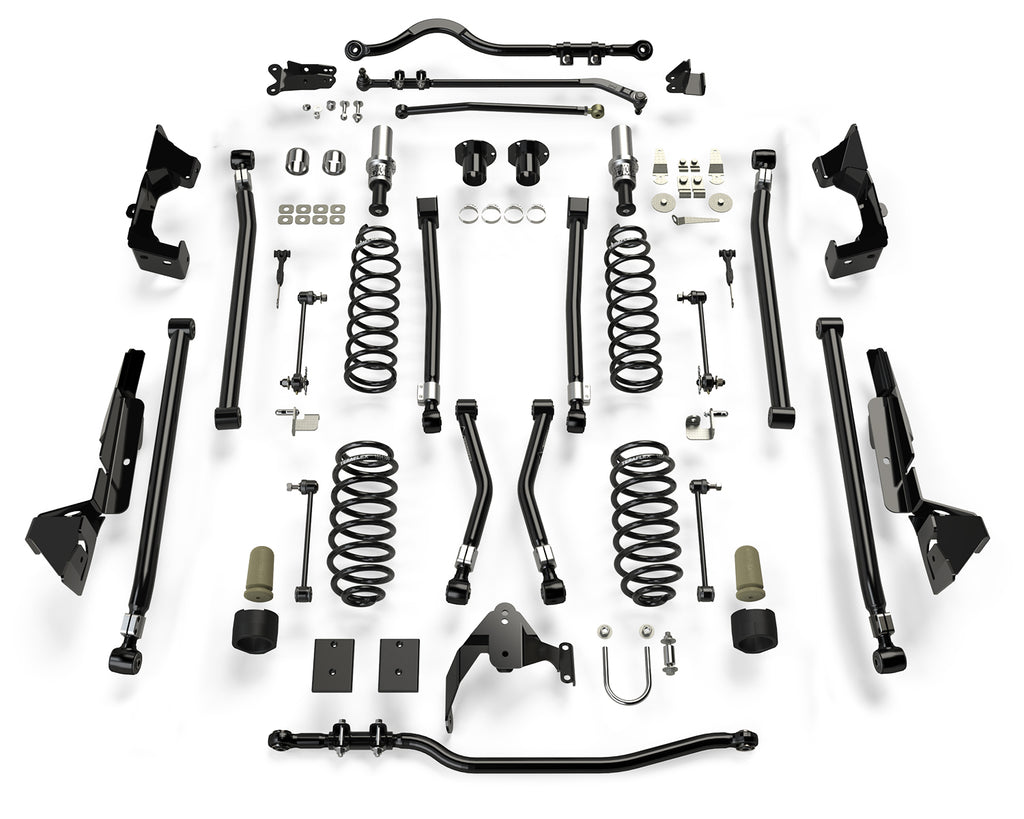TeraFlex Jeep JKU 4-Door Alpine CT6 Suspension System (6” Lift)