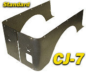 GenRight Jeep CJ-7 Full Corner Guard Standard Opening - Steel