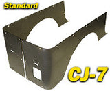 GenRight Jeep CJ-7 Full Corner Guard Standard Opening - Steel