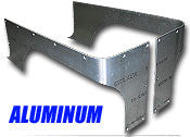 GenRight Jeep COMP Cut Full Corner Guards - Aluminum
