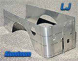 GenRight Jeep LJ Full Corner Guards Standard Opening - Aluminum