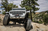 GenRight Jeep JLU / JL ULTRA CLEARANCE STUBBY FRONT BUMPER - ALUMINUM