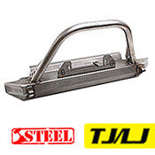 GenRight Jeep TJ / LJ Front Bumper w/ Winch Guard - Steel