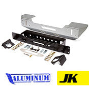 GenRight Jeep JK Front Syubby Winch Bumper - Aluminum
