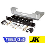 GenRight Jeep JK Front Syubby Winch Bumper - Aluminum