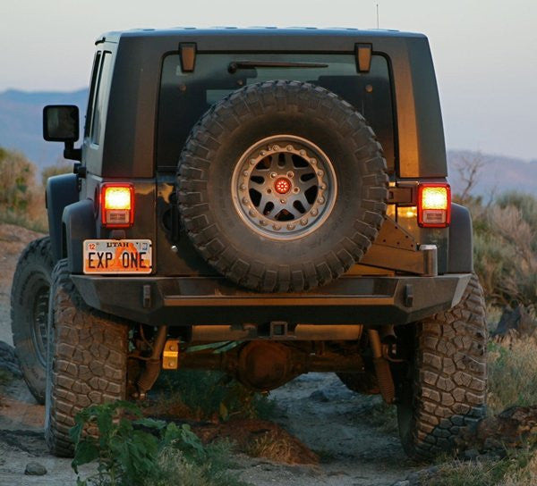 Expedition One Jeep JK Rear Bumper & Tire Carrier