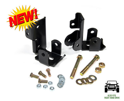 JKS Jeep JK Lower Rear Shock Relocation Bracket