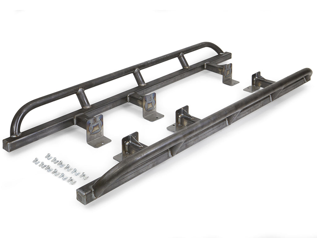 Gen-Right Jeep  JLU (2018+) 4 DOOR ROCKER GUARDS - STEEL