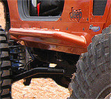 GenRight Jeep TJ, YJ, CJ Mini Boat Sides Rocker Guard w/ Step Set - Steel