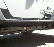 GenRight Jeep JK 2 Door Rocker Guards - Steel