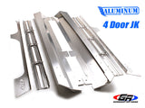 GenRight Jeep JK 4 Door Rocker Guards - Aluminum