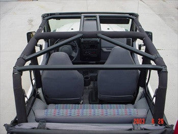 Rock Hard 4x4 Jeep TJ / LJ Complete Sport Cage, Front, Angle and Straight Accross the Rear Bars