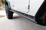 Rock Hard 4x4 Jeep JK Boat Side Rock Sliders Smooth Plate