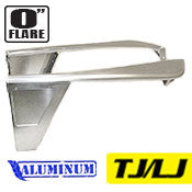 GenRight Jeep TJ / LJ Front 0 Inch Tube Fenders - Aluminum