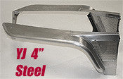 GenRight Jeep YJ Front 4 Inch Tube fenders - Steel