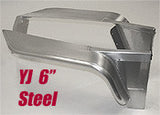GenRight Jeep YJ Front 6 Inch Tube Fenders - Steel