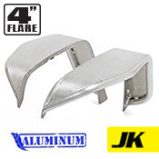 GenRight Jeep JK 4 Inch Front Tube Fenders - Aluminum