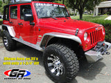GenRight Jeep JK 4 Inch Front Tube Fenders - Aluminum
