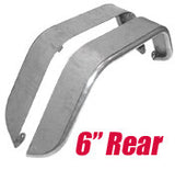 GenRight Jeep 6 Inch Rear Tube Flare Set - Steel
