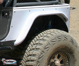 GenRight Jeep 4 Inch Extreme Rear Tube Flare Set - Steel