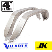 GenRight Jeep JK 4 Inch Rear Tube Fenders - Aluminum