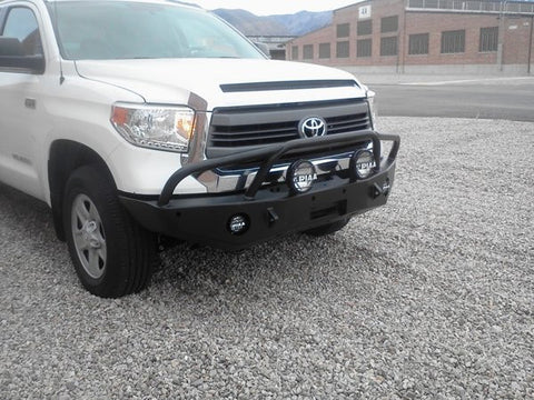 Expedition One 2014+Toyota Tundra Front Bumper with Pre-Runner Hoops