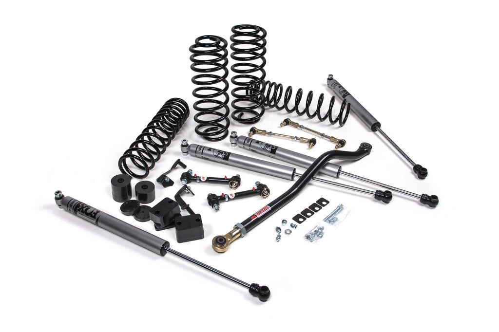 JKS Jeep JL 4XE 4 Door J-Venture 2 Inch Lift Kit Fox Adventure Series Shocks