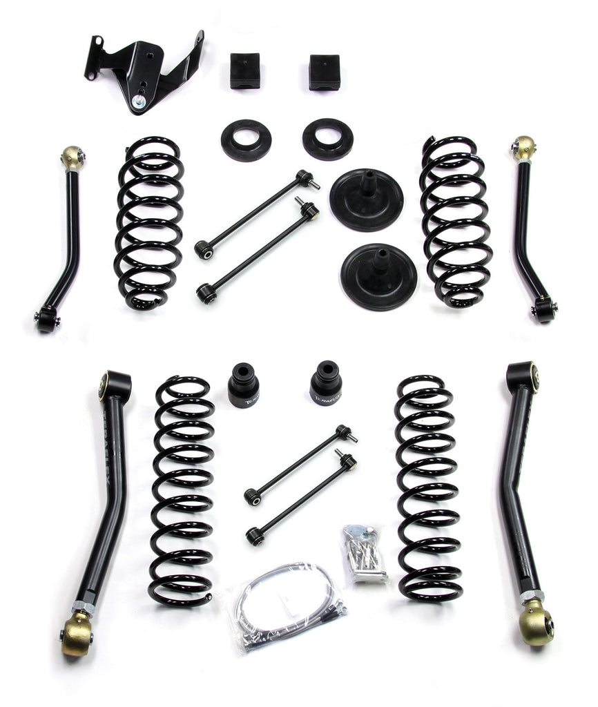 TeraFlex Jeep JK 4-Door 3" Lift Kit w/ 4 Adjustable Flexarms