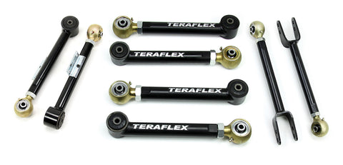 TeraFlex Jeep TJ/LJ 8-Arm Adjustable Short Flexarm Kit (0-4” Lift)