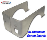 GenRight Jeep CJ7 Full Corner Guards Standard Opening - Aluminum