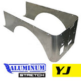 GenRight Jeep YJ Full Corner Guards STRETCH Opening - Aluminum