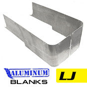 GenRight Jeep LJ Full Corner Guards Blank - Aluminum