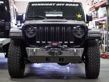 GenRight Jeep JLU / JL STUBBY FRONT BUMPER - ALUMINUM