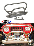 GenRight Jeep YJ Front Bumper w/ Trail Stinger - Steel