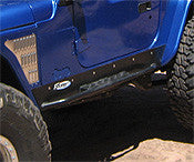 GenRight Jeep TJ Rocker Guard w/ Step Set - Steel